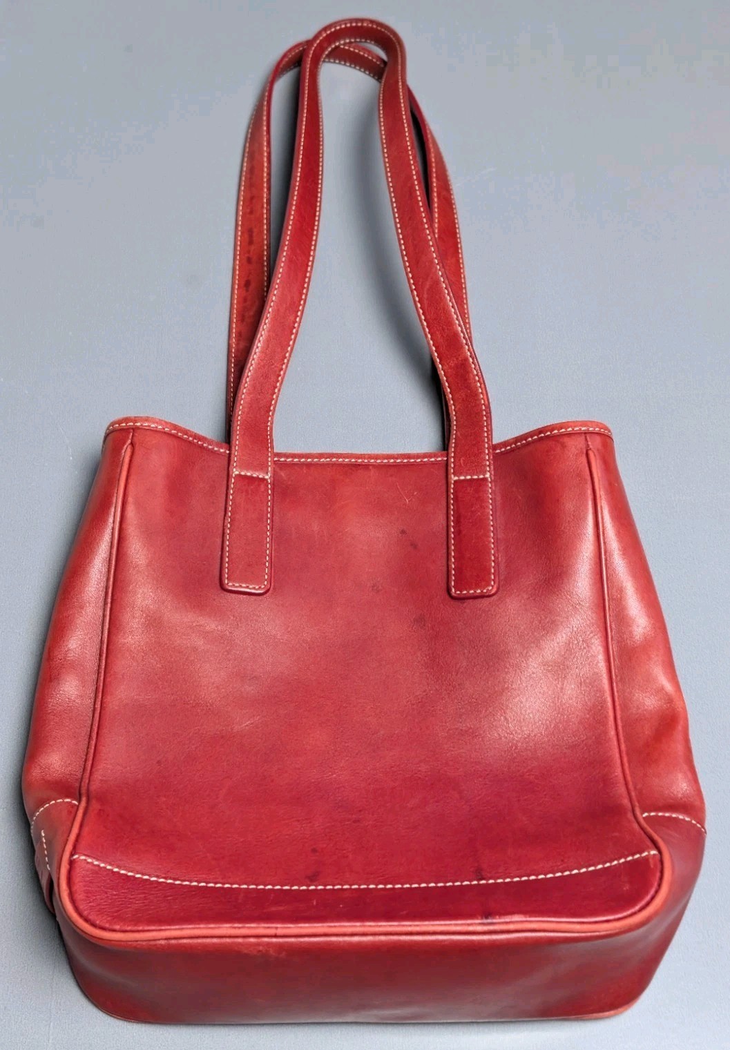 COACH‎ 7776 VINTAGE RED Hampton TOTE SHOULDER BAG