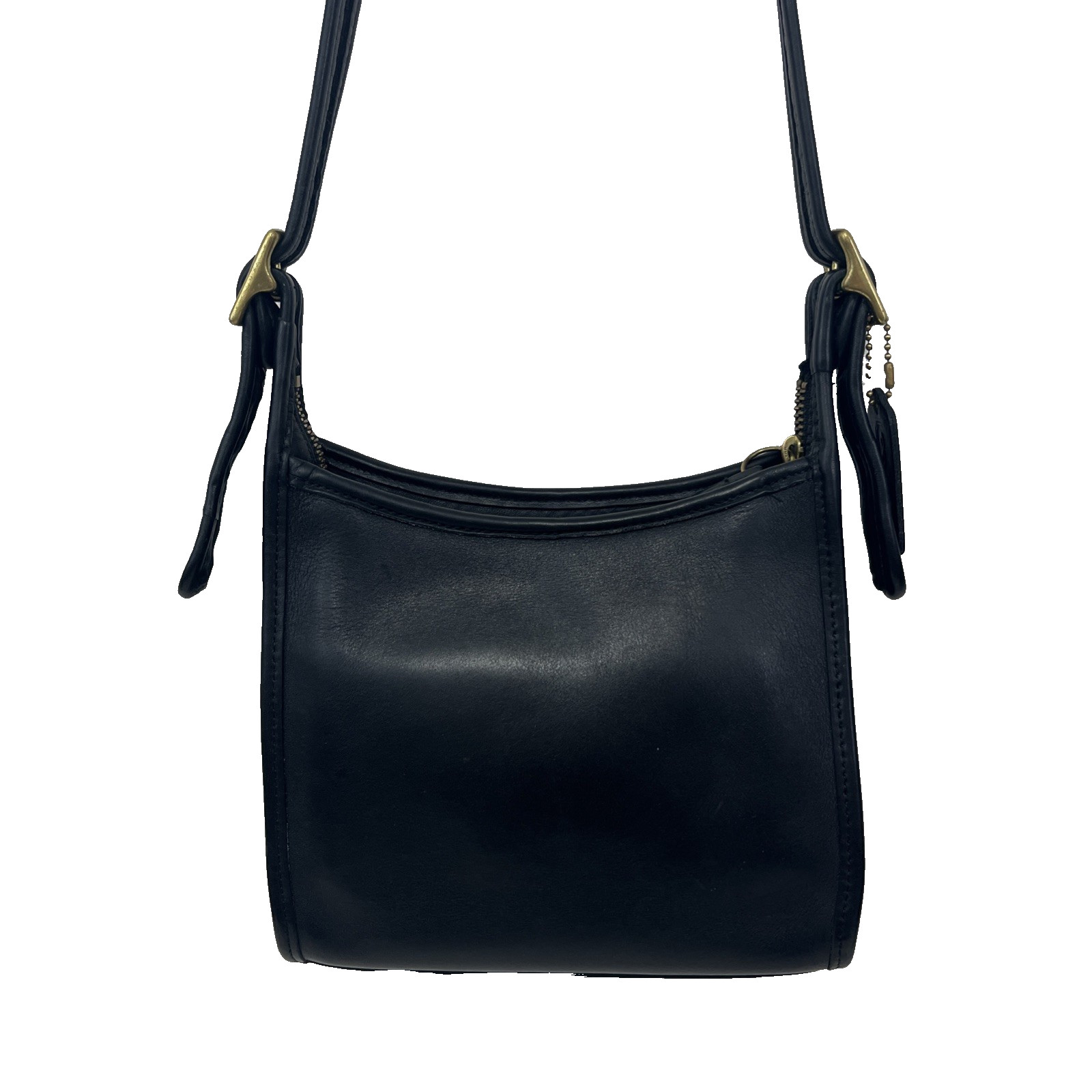 Coach Legacy Leather Bag 9997 Black Small Crossbody Shoulder 90\'s Vintage Clean