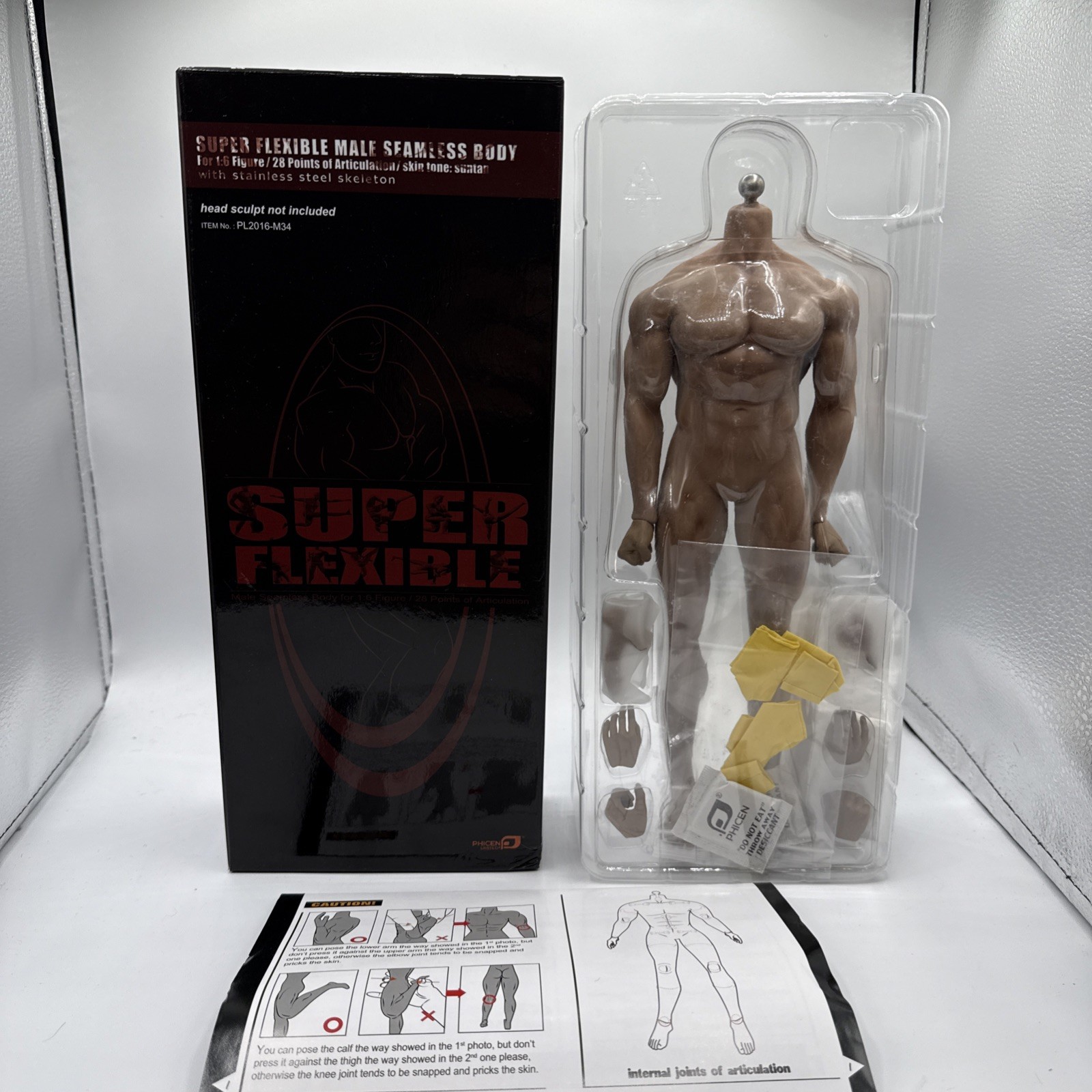 TBLeague Phicen M35 Super-Flexible Male Seamless Muscular Body 1/6 TBLeague Phicen M35 Super-Flexible Male Seamless Muscular Body 1/6