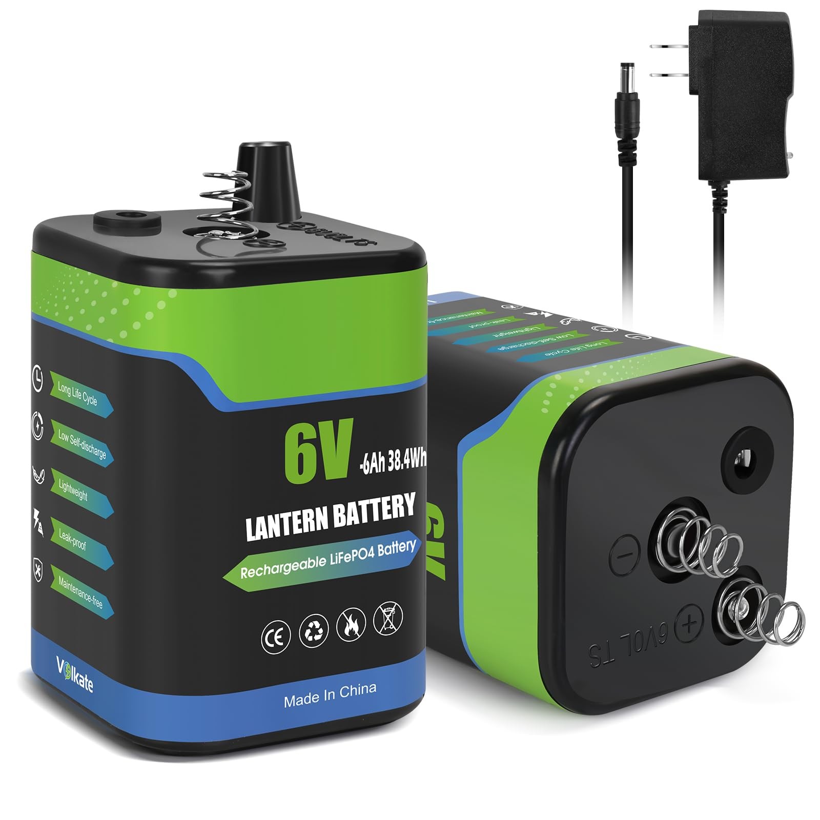 6 Volt Rechargeable Lithium Lantern Battery