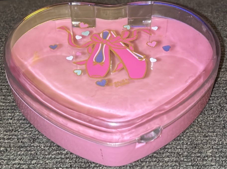 Vtg Sanrio 1988 PINK Ballet Ballerina Shoes Compact Beauty Set EXTREMELY RARE
