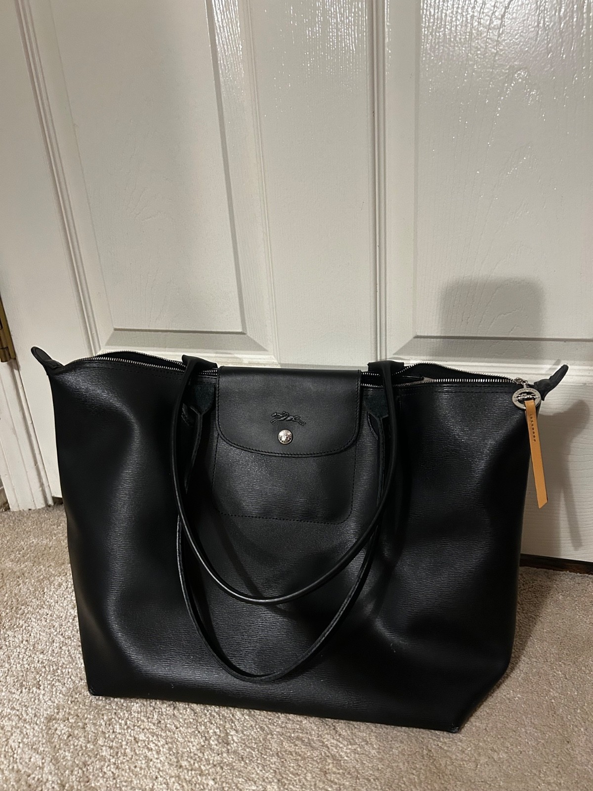 Longchamp Le Pliage City Large Shoulder Tote bag Black