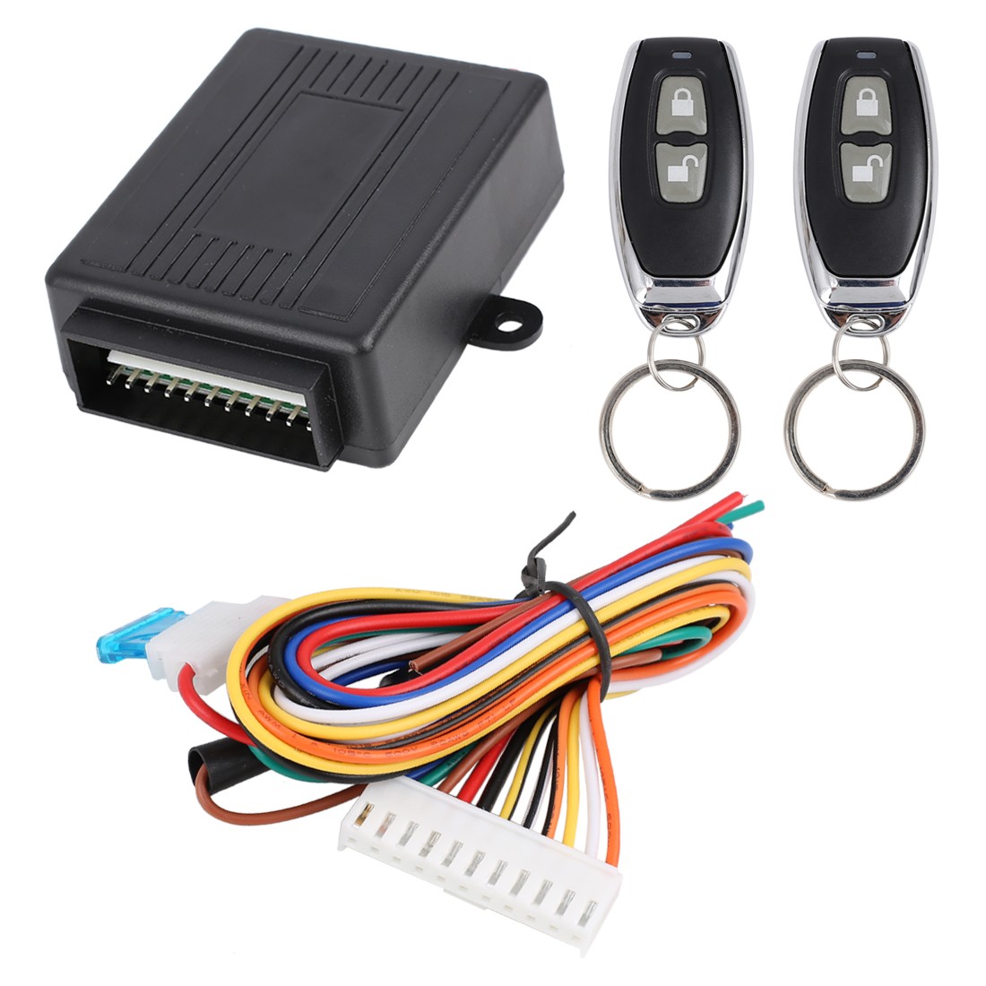 Universal Car Remote Central Kit Door Lock Keyless Entry System - DC 12V Only Universal Car Remote Central Kit Door Lock Keyless Entry System - DC 12V Only