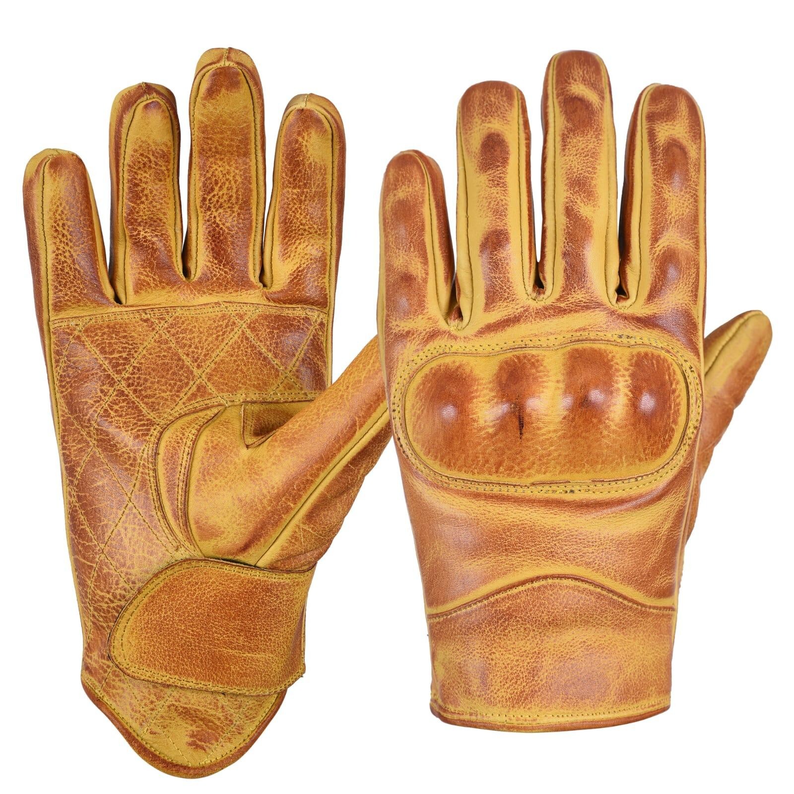 Leather Motorcycle Gloves, Racing Gloves, Made With Genuine Sheep Skin Leather