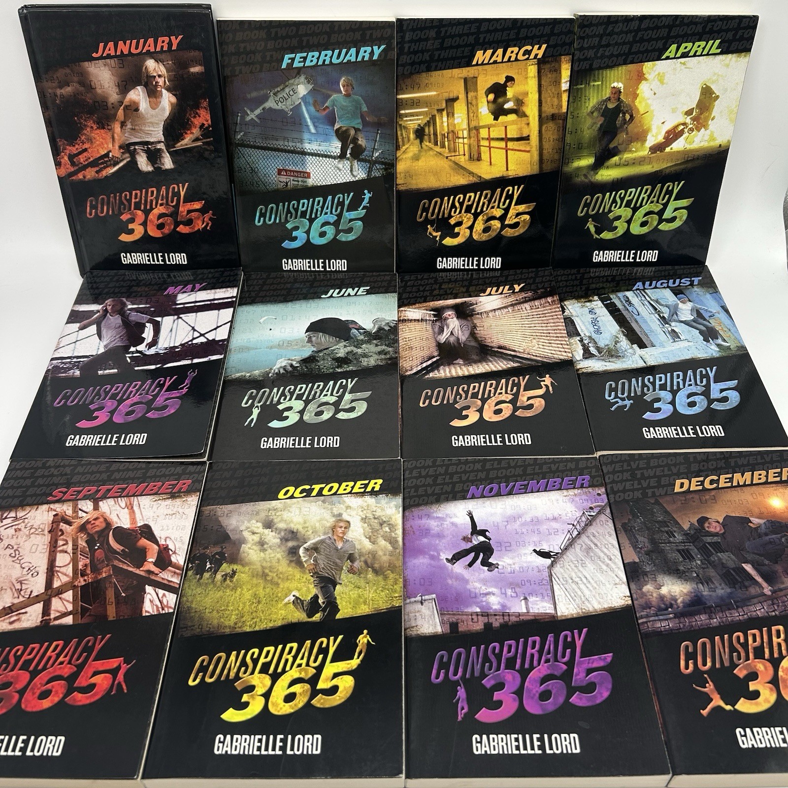 Conspiracy 365 Complete 12 Book Set by Gabrielle Lord (1 HC, 11 TPB) Lot of 12