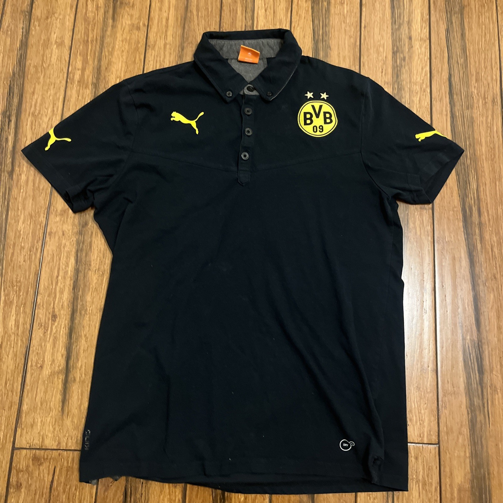 Borussia Dortmund BVB Puma Polo - Men’s Size M Soccer Football Borussia Dortmund BVB Puma Polo - Men’s Size M Soccer Football