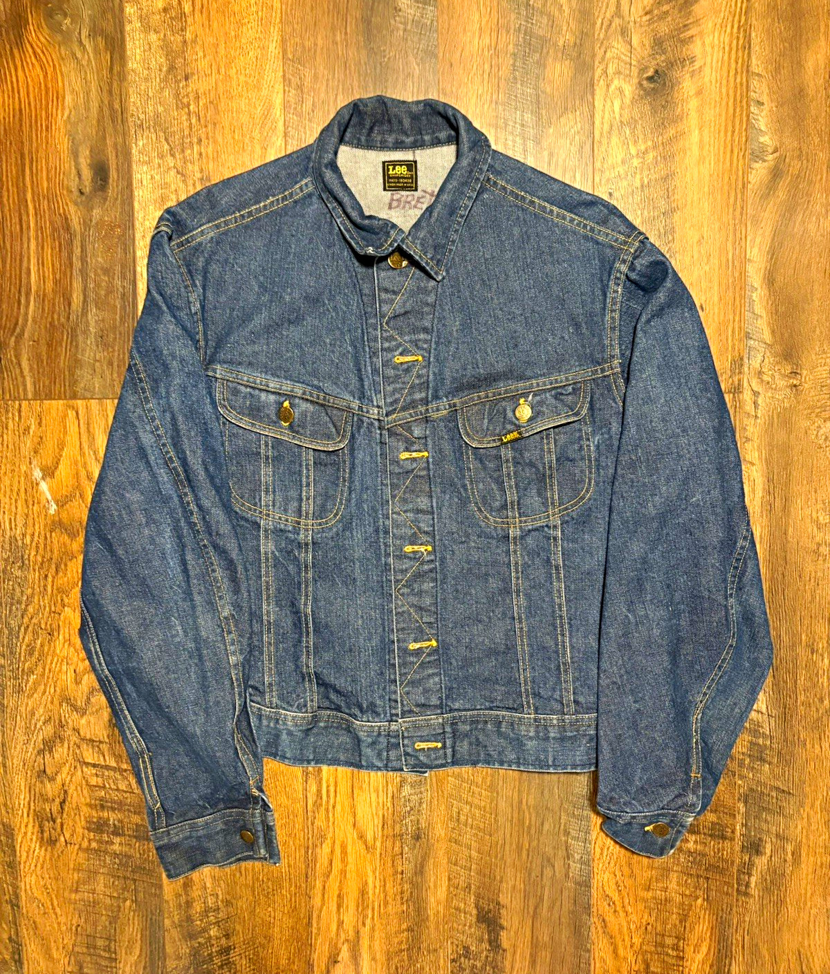 70s Vintage Lee Riders Denim Jacket Union Made USA L