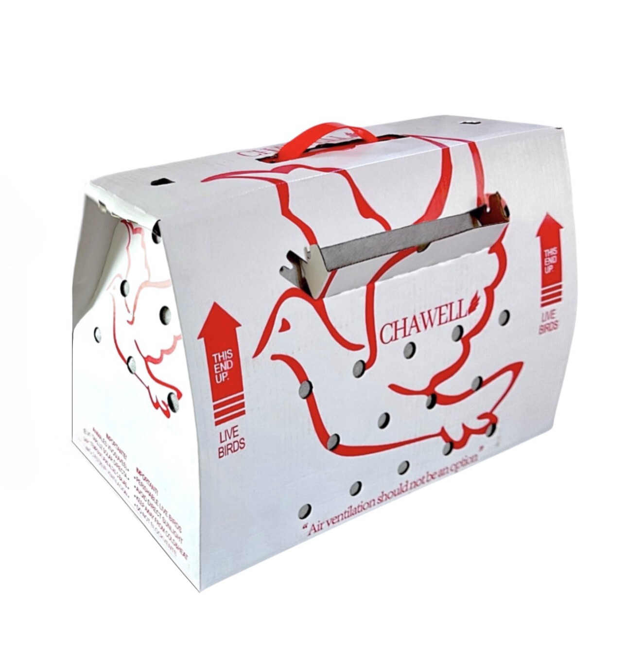 Live Bird Shipping Box “Vented” 18x8x12 USPS Approve Economy Size Pigeon Rooster