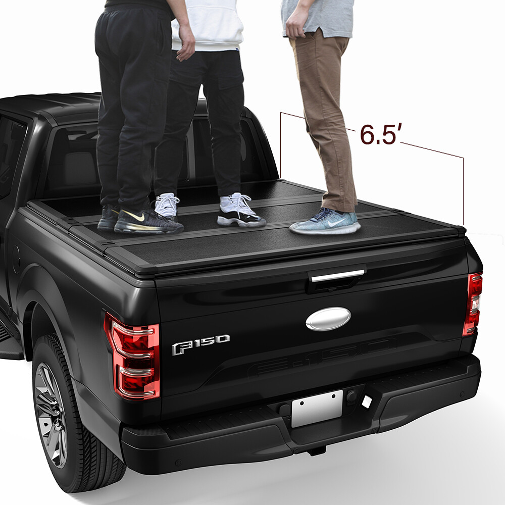 6.5FT Bed Hard Tri-fold Tonneau Cover For Chevy Silverado 2007-2014 GMC Sierra 6.5FT Bed Hard Tri-fold Tonneau Cover For Chevy Silverado 2007-2014 GMC Sierra