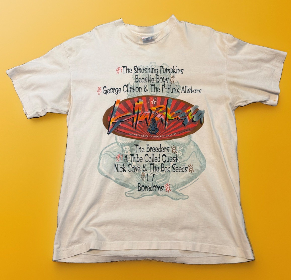 VTG 1994 Lollapalooza Tour Tee Smashing Pumpkins Beastie Boys Green Day 90s VTG 1994 Lollapalooza Tour Tee Smashing Pumpkins Beastie Boys Green Day 90s