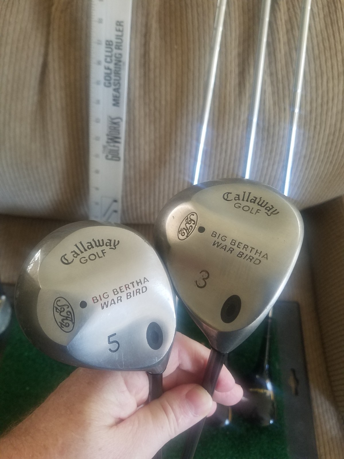 Callaway Big Bertha Warbird Fairway Wood Set..#3&5 Woods.. Factory Regular MRH. Callaway Big Bertha Warbird Fairway Wood Set..#3&5 Woods.. Factory Regular MRH.