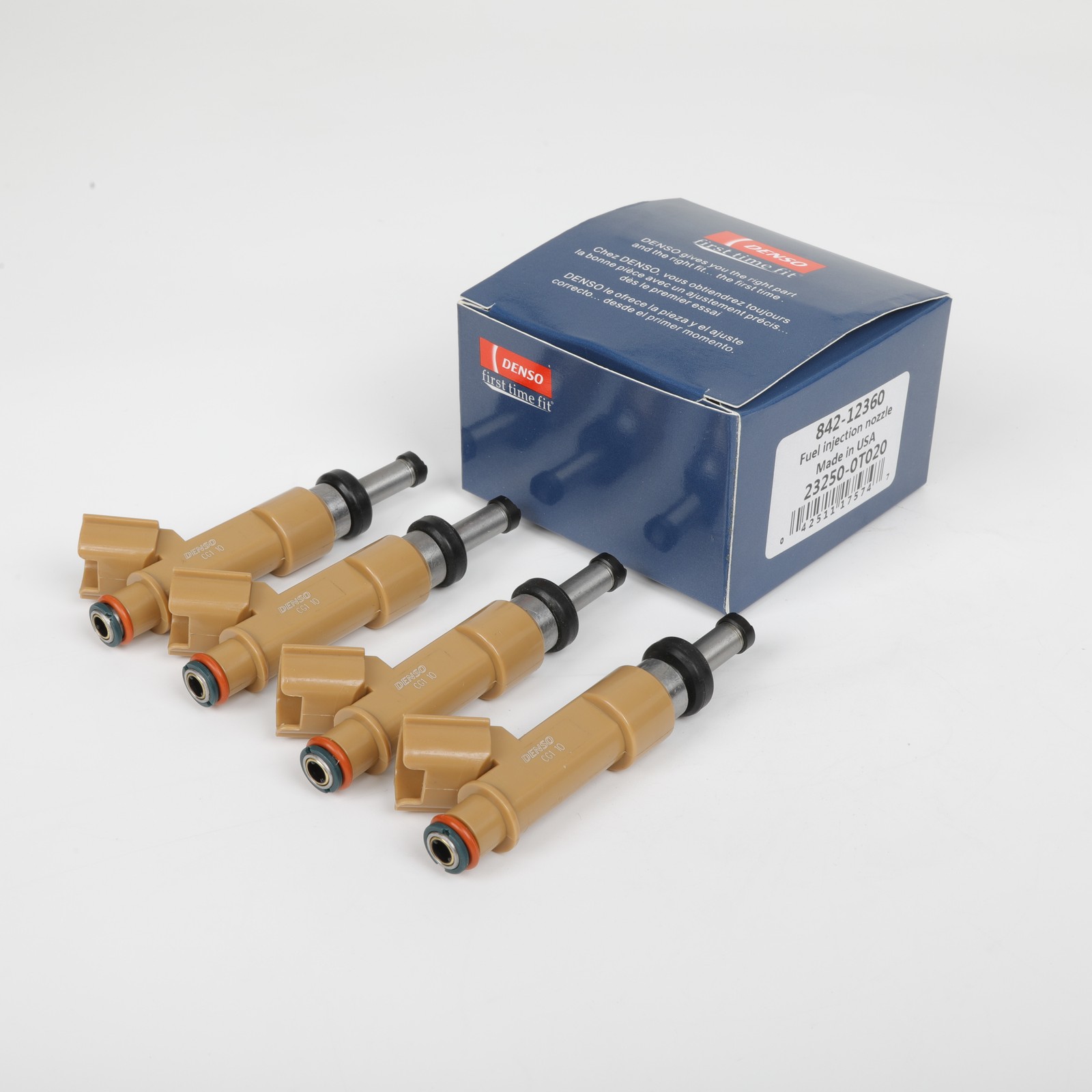 NEW 4 FUEL INJECTORS 23250-0T020 FOR 09-19 Toyota Corolla Matrix Pontiac
