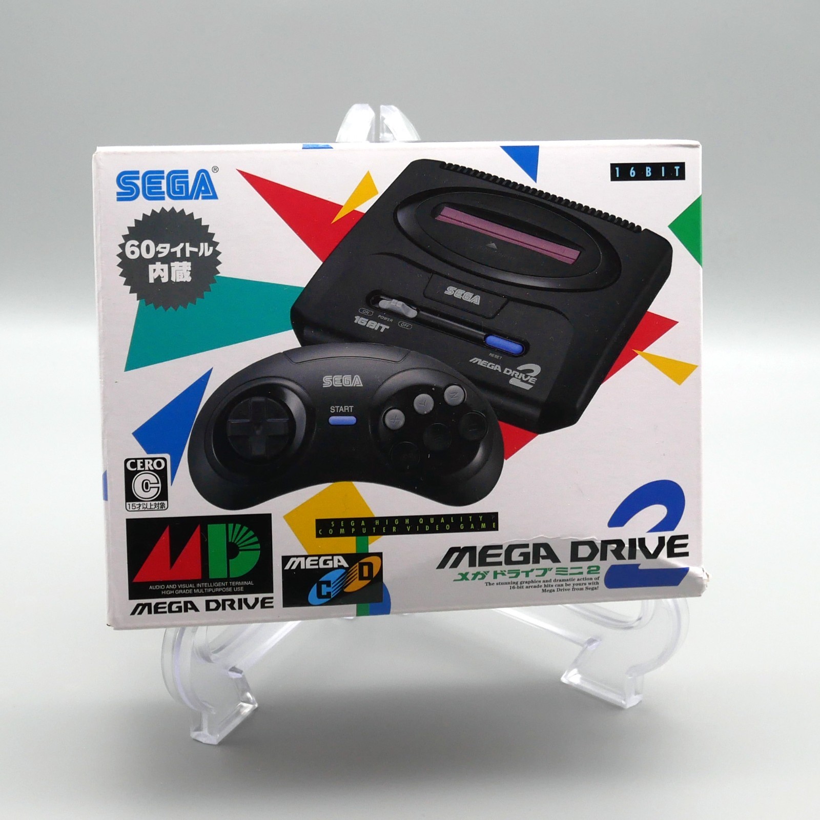 [ MD ] NEW / UNOPENED - SEGA MEGA DRIVE 2 MINI - 23 Exclusive Games - JAPAN