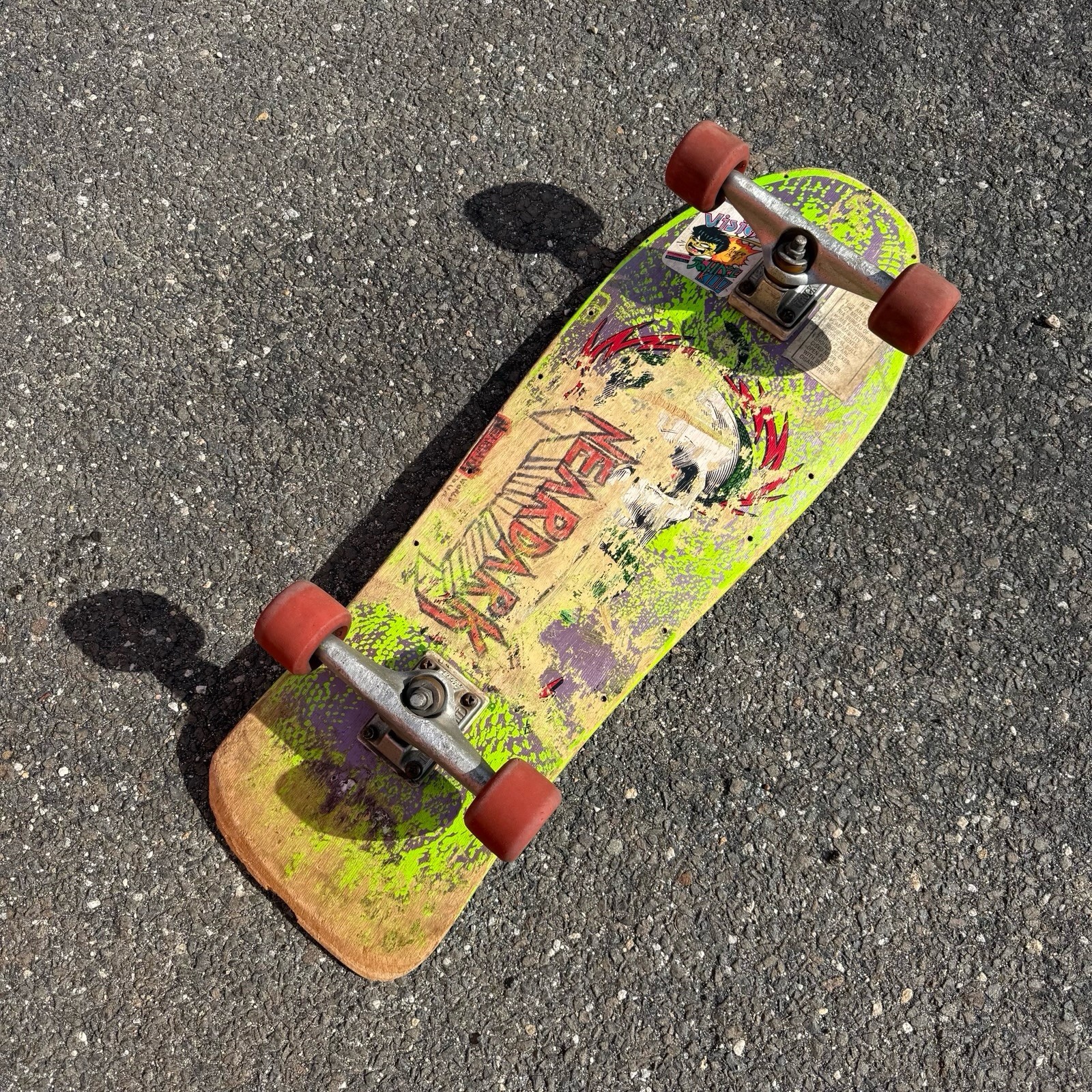 Vintage 80s Original Powell Peralta Skateboard Complete Hosoi Wheels Independent Vintage 80s Original Powell Peralta Skateboard Complete Hosoi Wheels Independent