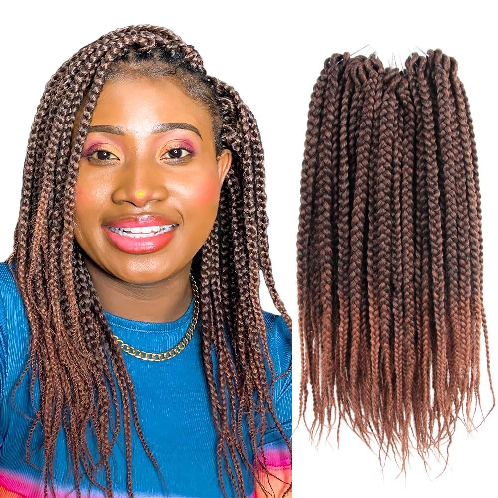 BOHOBABE Short Box Braids Crochet Hair 12 Inch 8 Packs T30 for Black Women BOHOBABE Short Box Braids Crochet Hair 12 Inch 8 Packs T30 for Black Women