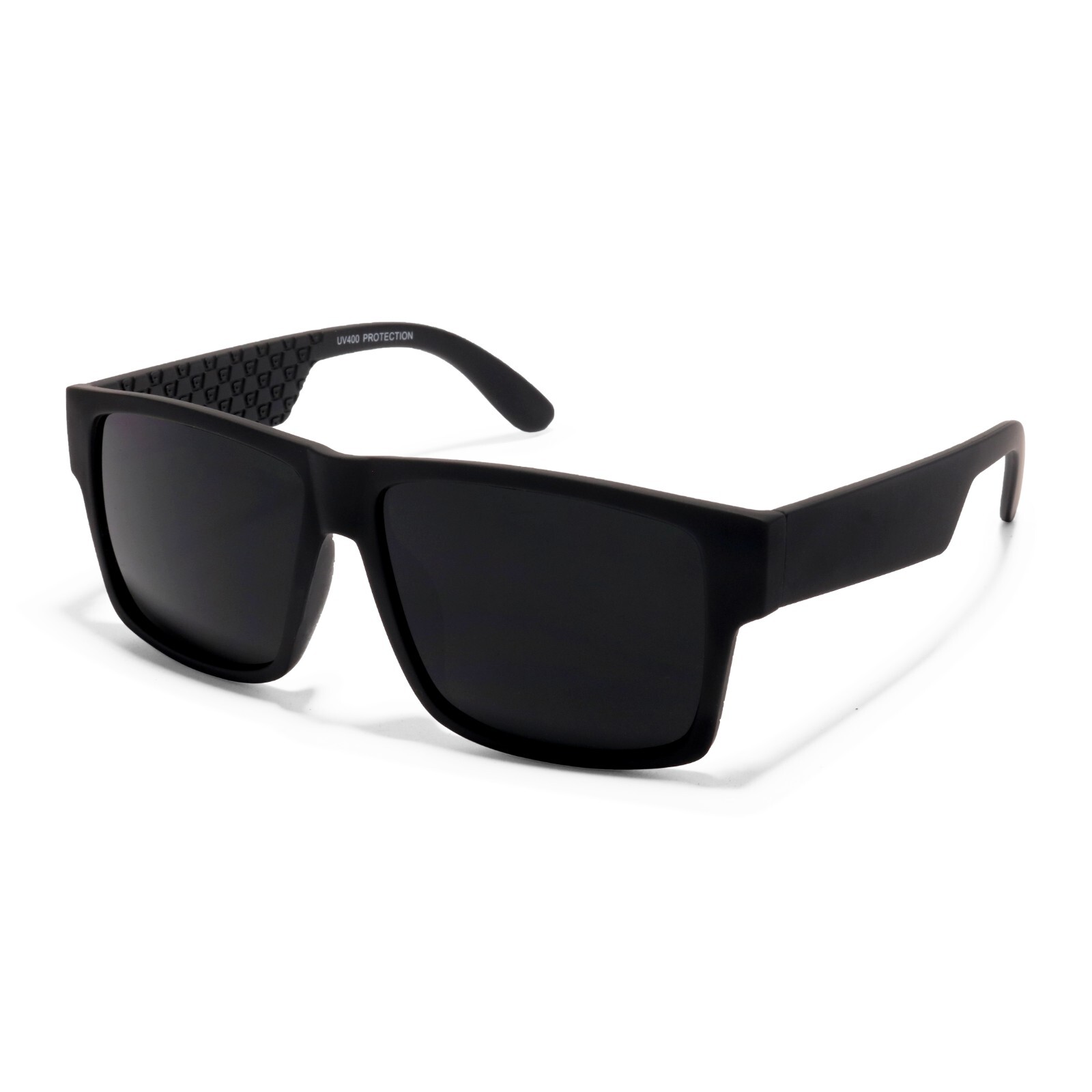 ShadyVEU Oversized Rectangular Black Out OG 90s Migraine Super Dark Sunglasses
