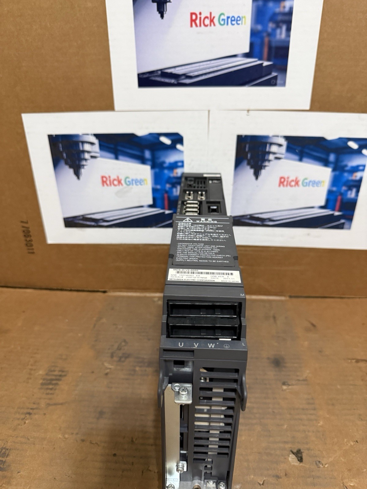 MITSUBISHI Servo Drive MDS-D-V2-8080 as Pictured US NDA Available