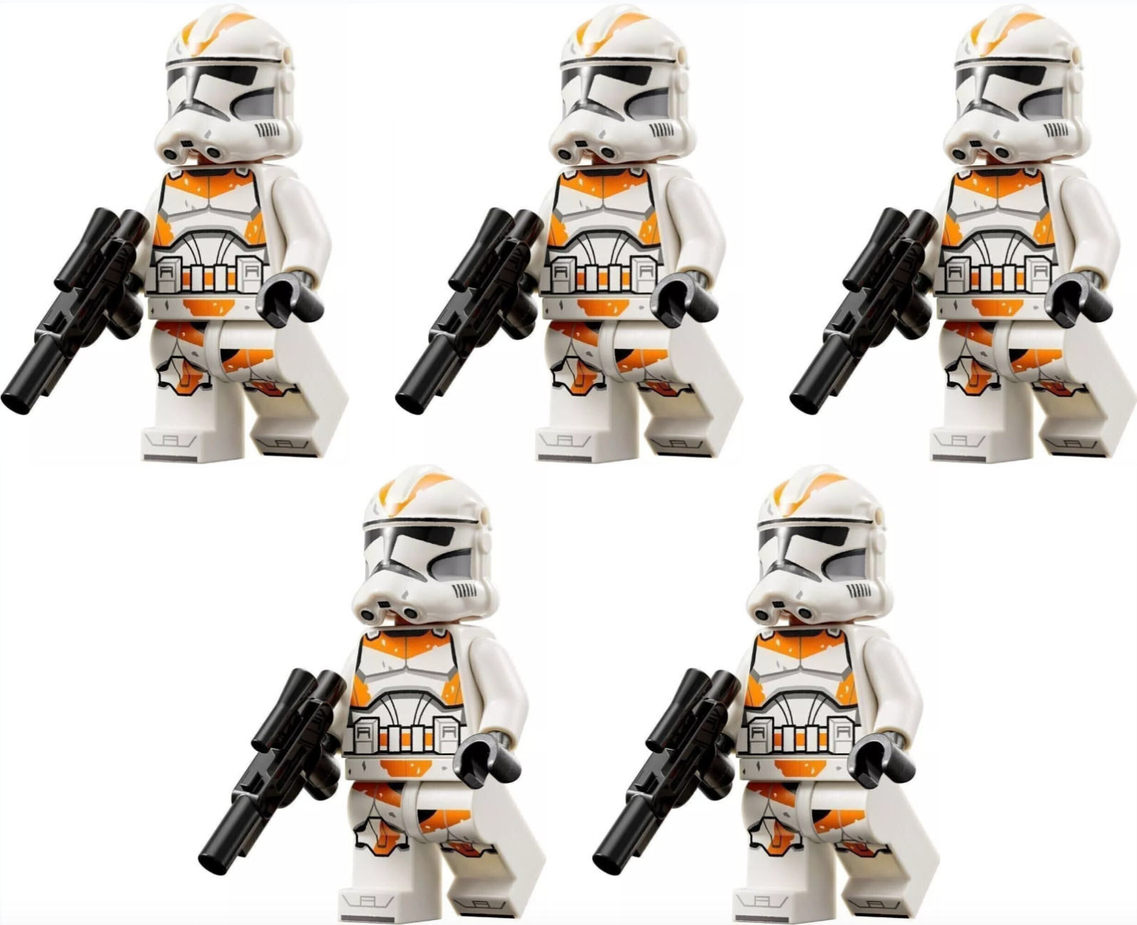 LEGO Star Wars 212th Clone Trooper Phase 2 Minifigure LOT of 5x - SEALED IN BAG LEGO Star Wars 212th Clone Trooper Phase 2 Minifigure LOT of 5x - SEALED IN BAG