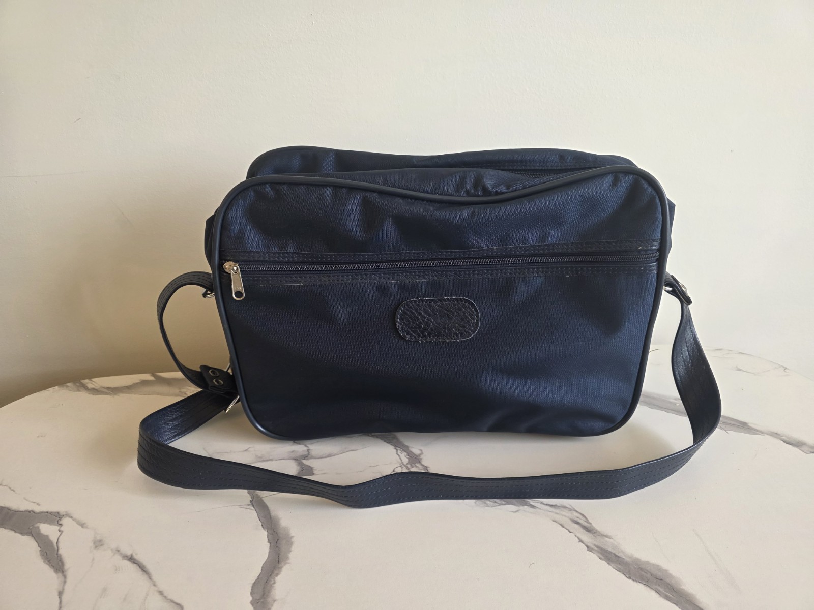 Vintage American Tourister Navy Soft Side Carry On Travel Bag Luggage Satchel Vintage American Tourister Navy Soft Side Carry On Travel Bag Luggage Satchel