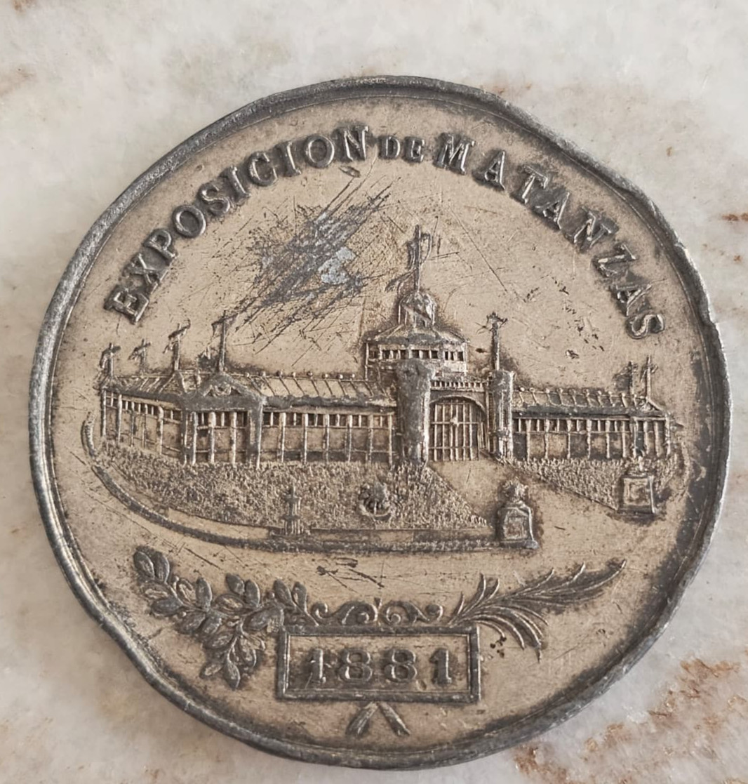 1881 EARLY SPANISH AMERICAN WAR LIBERTY MATANZAS EXPOSITION MEDAL ORDER 1881 EARLY SPANISH AMERICAN WAR LIBERTY MATANZAS EXPOSITION MEDAL ORDER