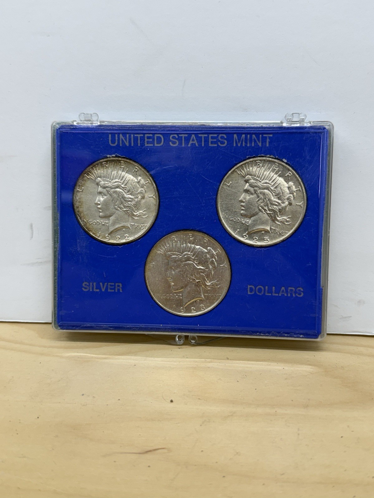 1922 P, 1923 P and 1925 P $1 Peace Silver Dollars 90% Silver Circulated