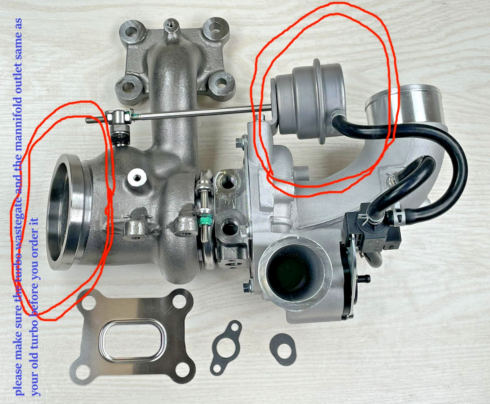 Upgrade billet Turbo for Ford Focus ST Taurus Escape 2.0L 2013-2016 CJ5Z-6K682-F