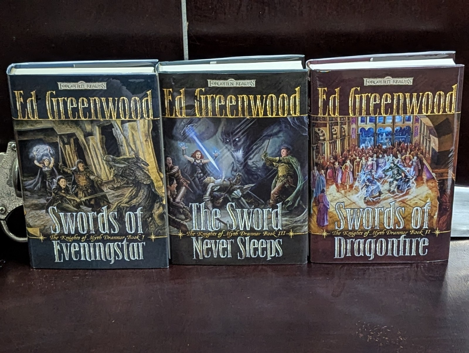 Ed Greenwood Knights of Myth Drannor 1-3 HC 1st Ed 1st Print Set Forgotten Realm