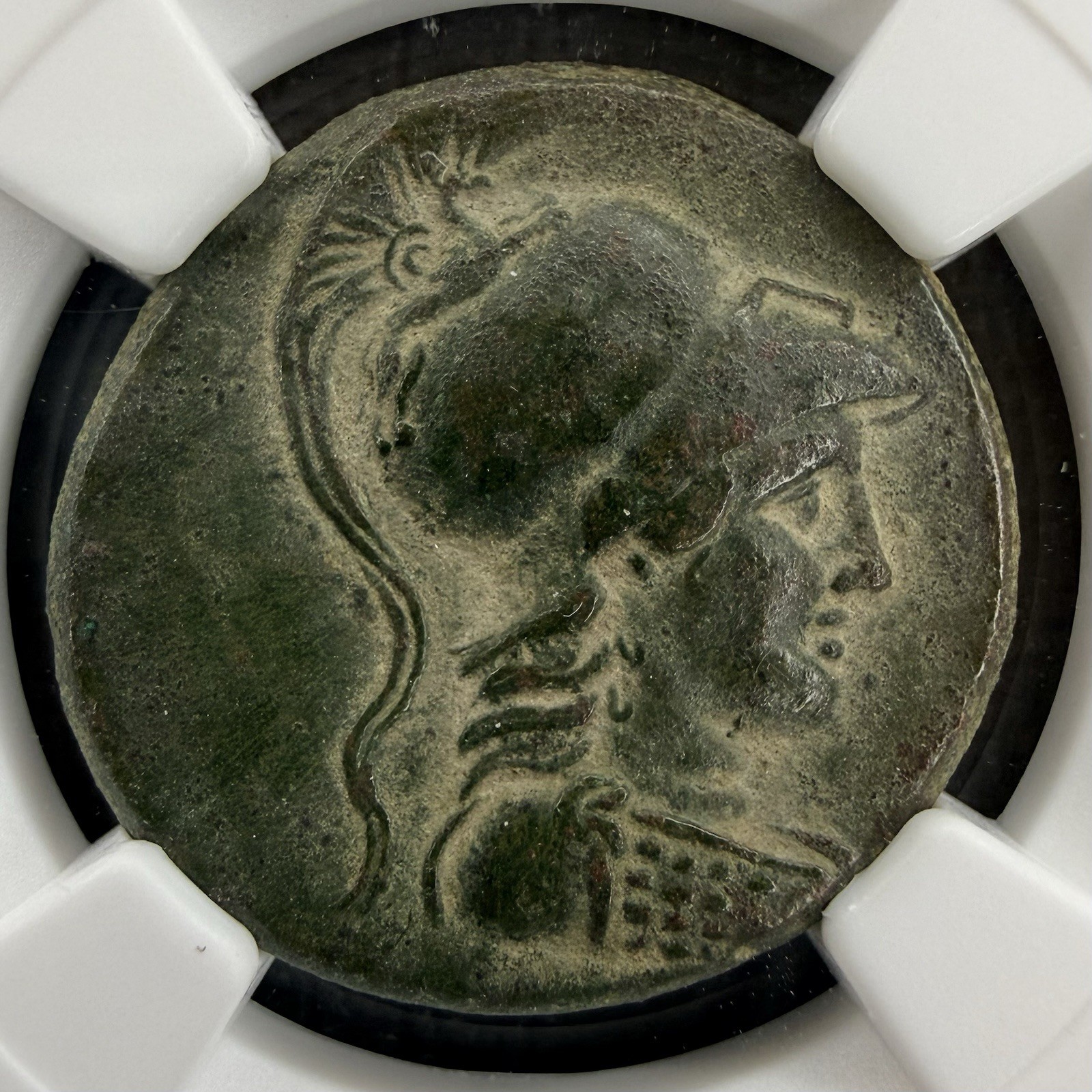 Phrygia Apameia AE 88-40 BC AE23 8.36g Athena Eagle Dioscuri Ancient Greek Coin
