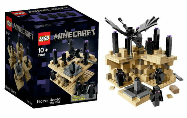 Retired LEGO 21107 Minecraft Micro World The End ** BRAND NEW FACTORY SEALED **