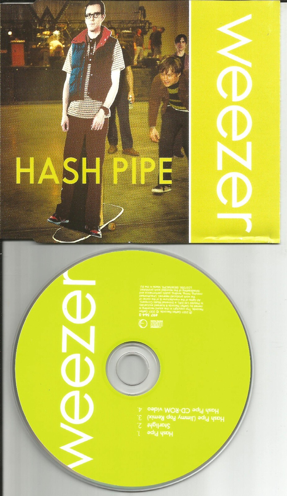 WEEZER Hash Pipe 4TRX  MIX & UNRELEASED & VIDEO Europe CD single USA Seller 1997