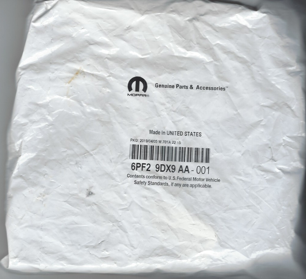 Genuine Mopar Latch Release Handle 6PF29DX9AA Genuine Mopar Latch Release Handle 6PF29DX9AA