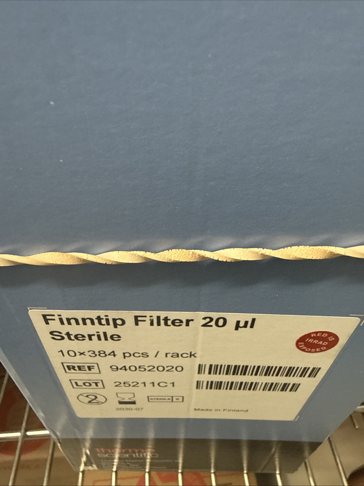 Lot Of 2 Finntip Filter 20 µL Sterile Pipette Tips 10x384 pcs/rack 94052020