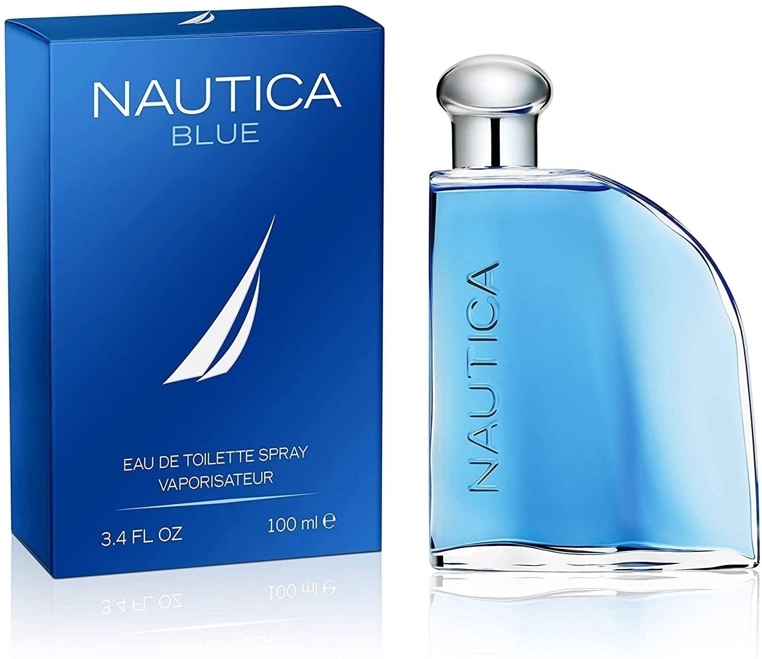 NAUTICA BLUE Edt Spray for Men 3.4 oz / 100 ml EDT  - NEW