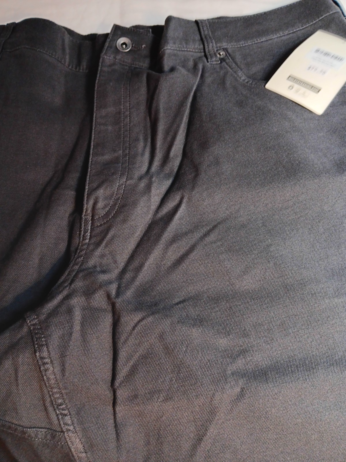 Duluth Trading Pants Men\'s Pitch Pro French Terry Flex 5 Gunmetal Gray 62752