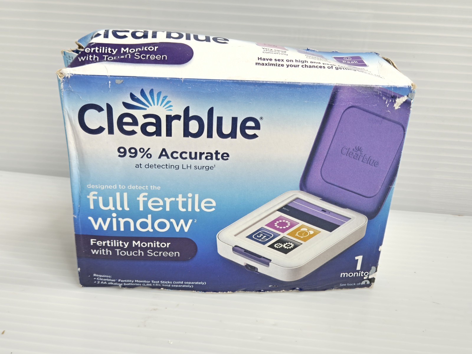 New Opened Box Clearblue Fertility Monitor Touch Screen No Test Sticks Included New Opened Box Clearblue Fertility Monitor Touch Screen No Test Sticks Included