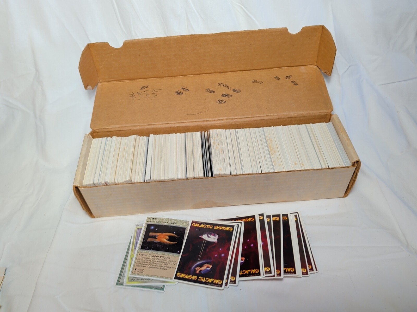 Lot of 1100+ Vintage 1994 Companion Games Galactic Empires Cards CCG Unsearched Lot of 1100+ Vintage 1994 Companion Games Galactic Empires Cards CCG Unsearched