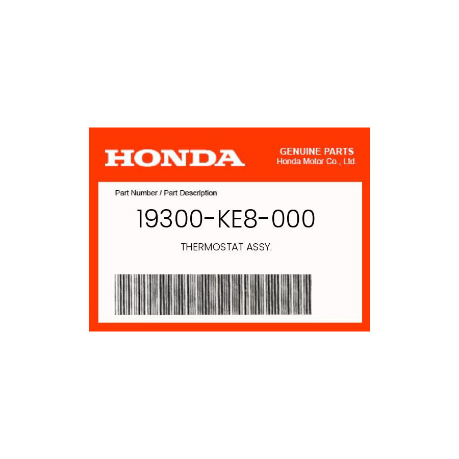 Honda Genuine Thermostat Assy. - 19300-Ke8-000