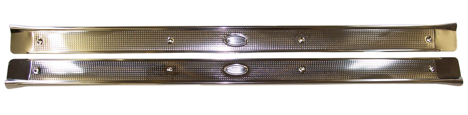 1971-1976 Cadillac Eldorado convertible new aluminum door threshold sill plates