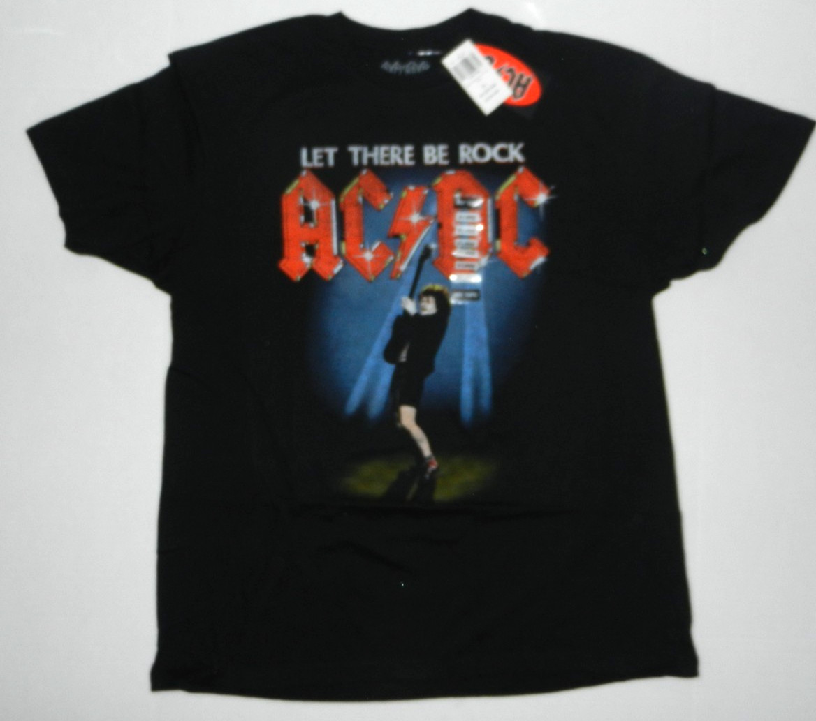 AC/DC Let There Be Rock World Tour AC DC Tee Shirt New AC/DC Let There Be Rock World Tour AC DC Tee Shirt New