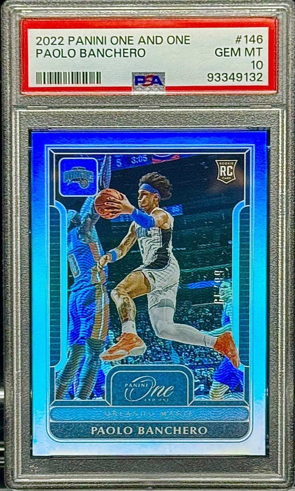 Paolo Banchero PSA 10 - 2022 Panini One and One #146 SILVER /99 Rookie RC Paolo Banchero PSA 10 - 2022 Panini One and One #146 SILVER /99 Rookie RC