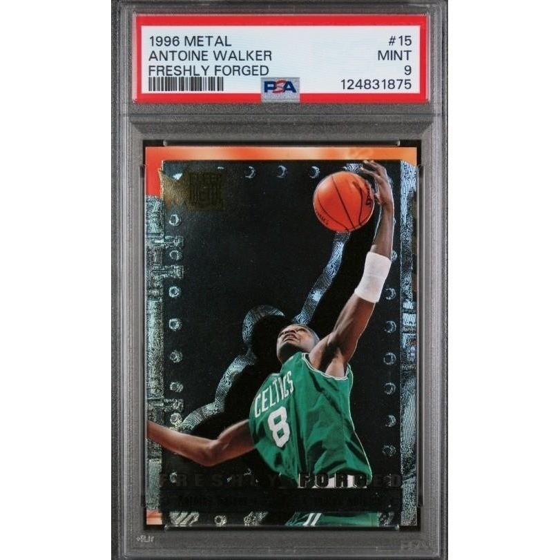 1996 Skybox Metal Freshly Forged Antoine Walker #15 PSA 9 Mint Celtics Rookie RC