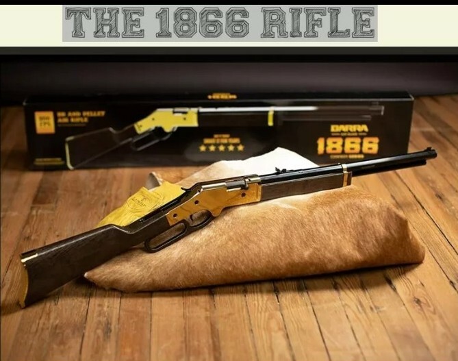 BB PELLET GUN RIFLE Lever Action 800 FPS Cowboy .177 1866 Daisy Hunting Barra 