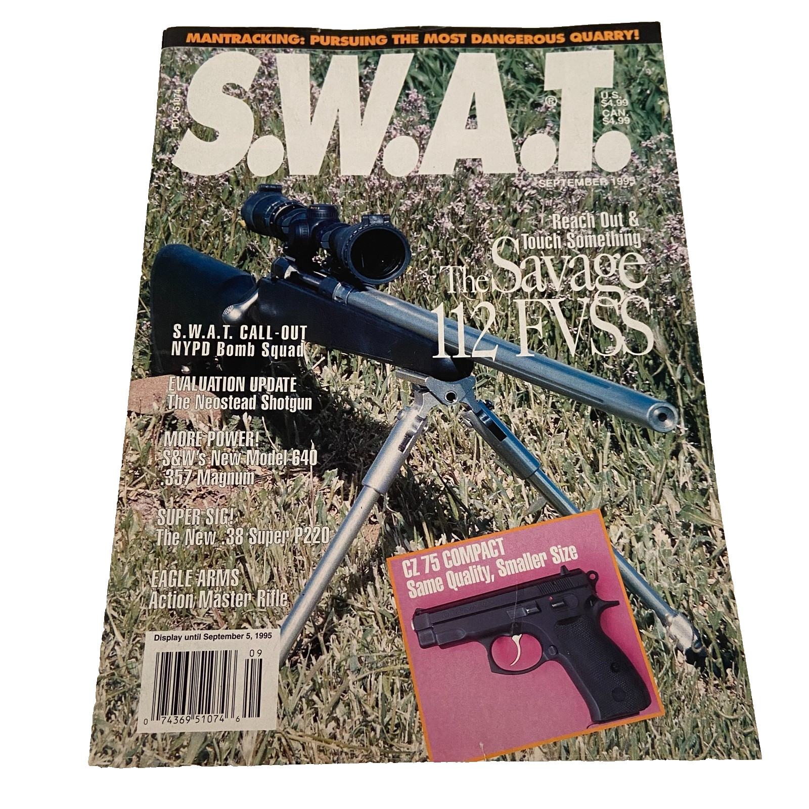 S.W.A.T. Magazine September 1995 The Savage 112 FVSS & Mantracking S.W.A.T. Magazine September 1995 The Savage 112 FVSS & Mantracking