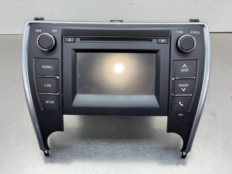 2016-2017 Toyota Camry Radio Receiver AM-FM-CD Display Screen w/o navigation OEM