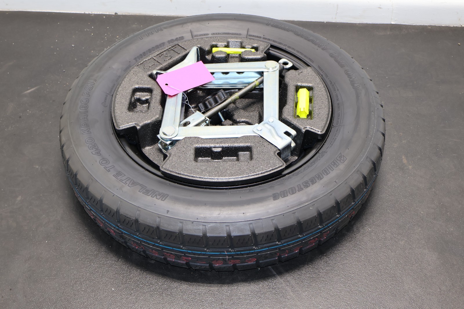 2023 2024 2025 2026 TOYOTA CROWN SPARE WHEEL W/ SCISSOR JACK & FOAM HOLDER TOOLS
