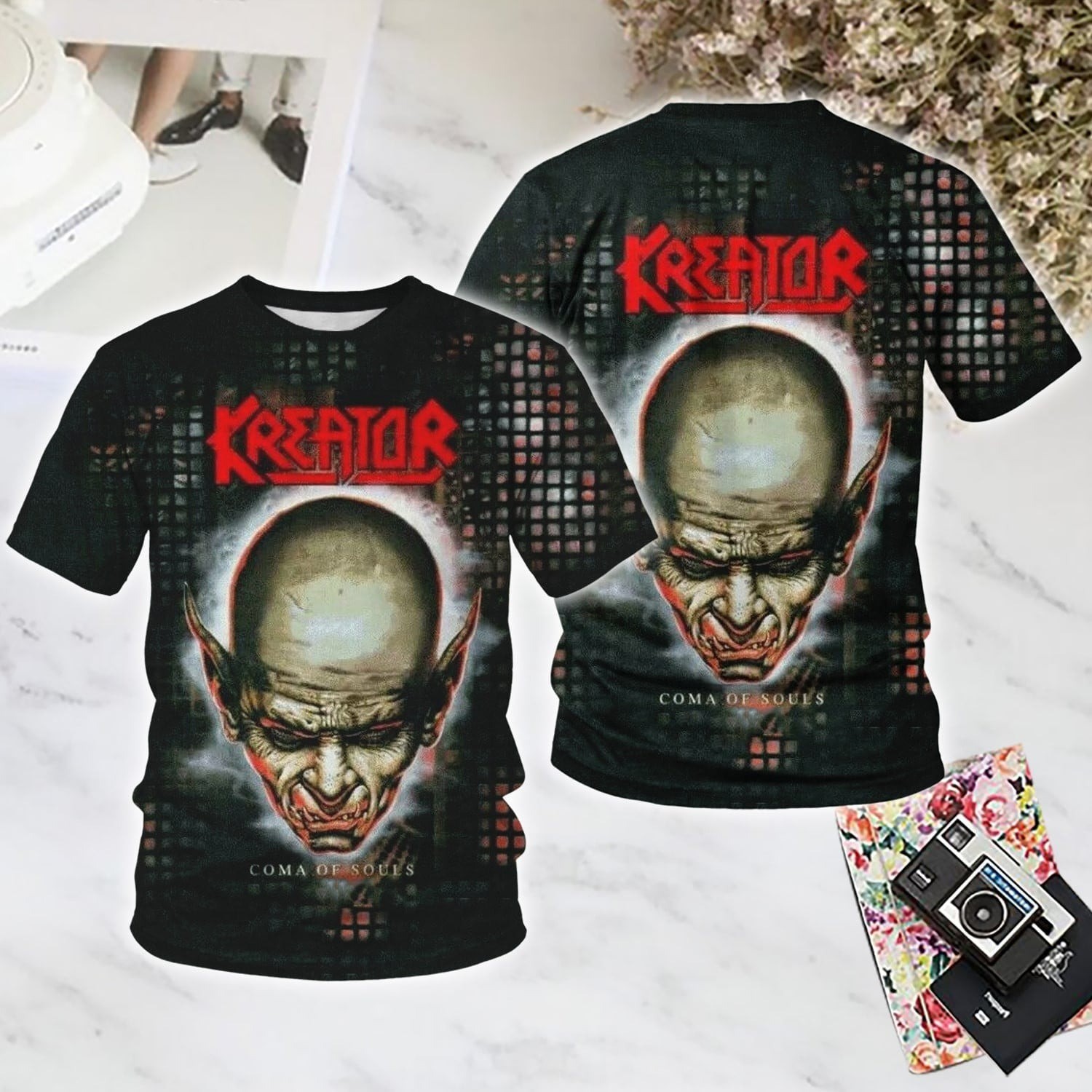 Coma of Souls Kreator band 3D Shirt Unisex S-5XL NI361 Coma of Souls Kreator band 3D Shirt Unisex S-5XL NI361