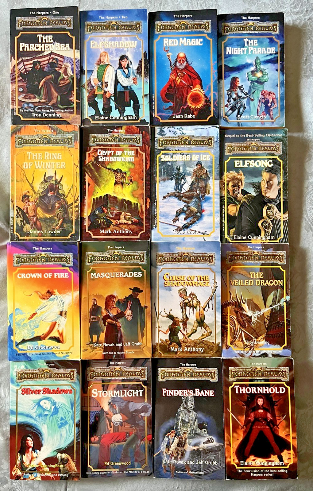 Lot of 16 The Harpers 1-16 * Forgotten Realms * D&D * PB