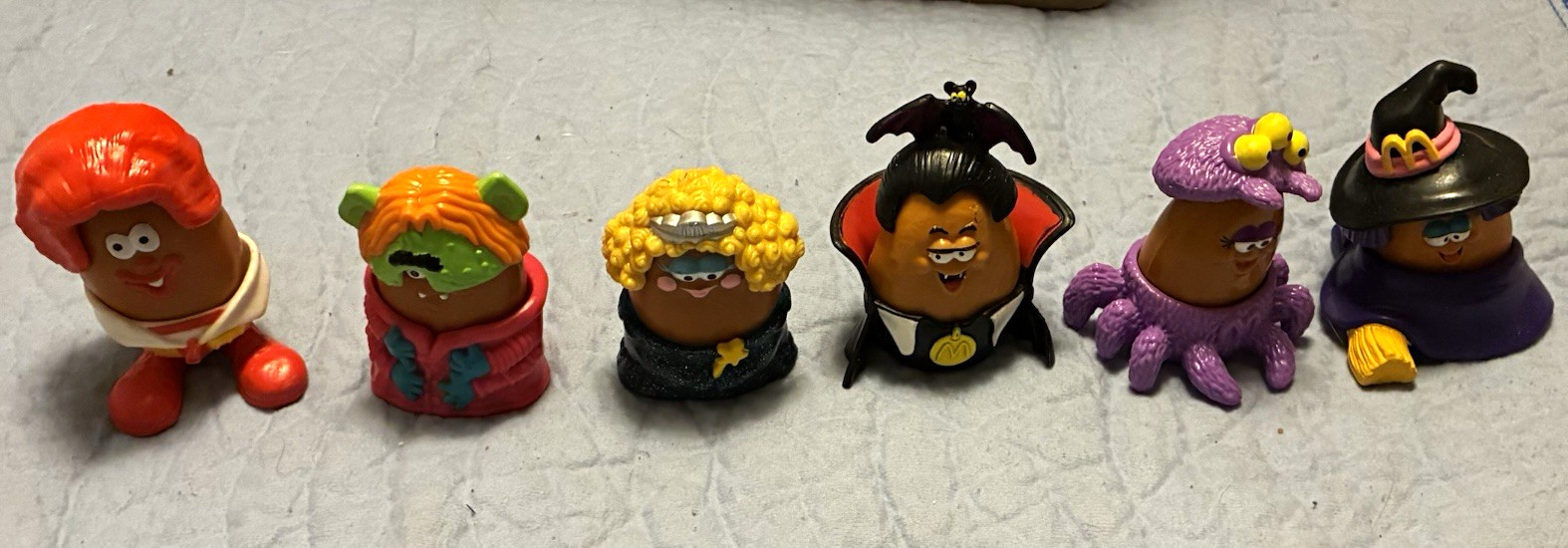 McDonald\'s Vintage 1990s Halloween McNugget Buddies Happy Meal Toys  w 2Boxes