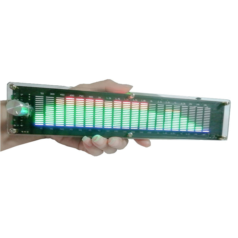 Music Spectrum DSP Equalizer 15 Band EQ LED Sound Level Rhythm Analyzer Display