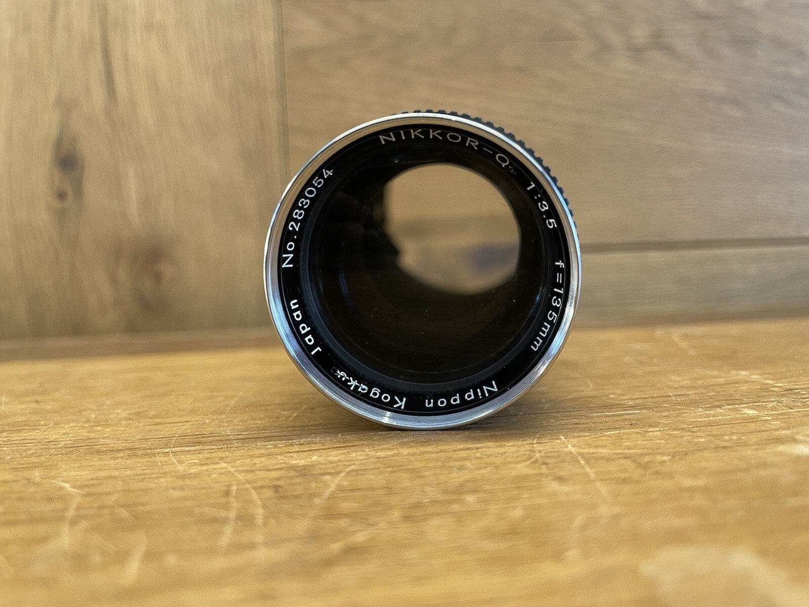 *Exc+5* Nikon Nikkor Q 135mm F/3.5 Telephoto Lens S Mount for RF Camera From JPN
